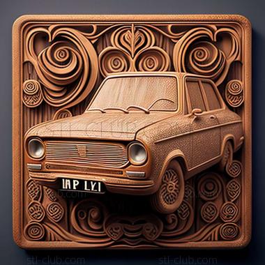 3D модель Fiat 125 (STL)